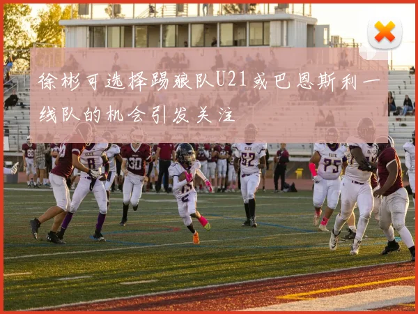 徐彬可选择踢狼队U21或巴恩斯利一线队的机会引发关注